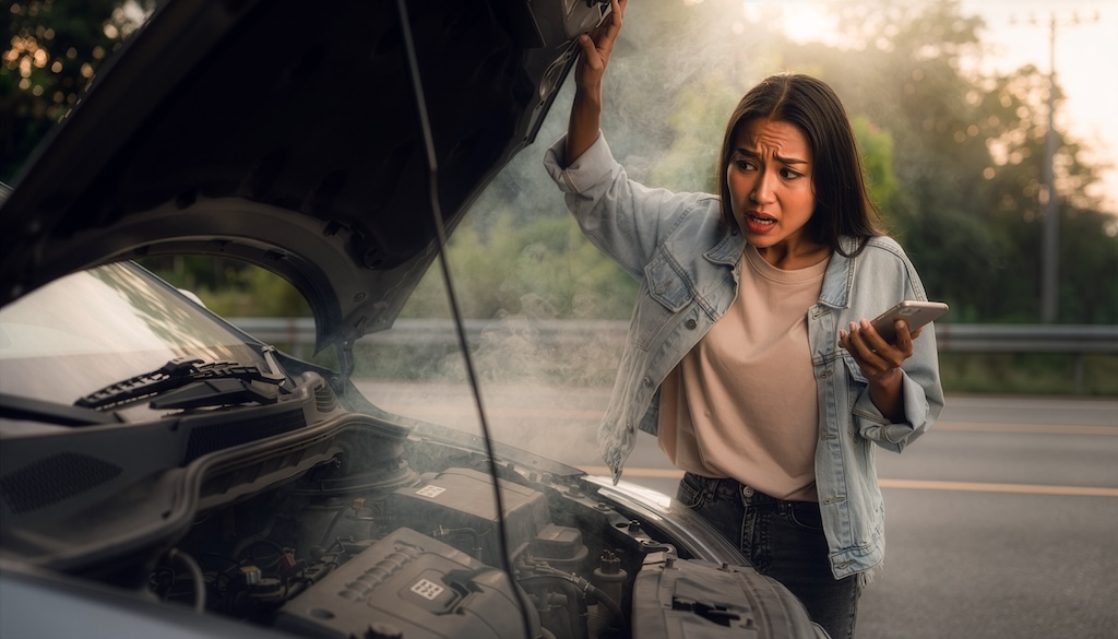 car overheating